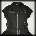 Sukienka midi Hearts &amp; Roses XXL Punk Gothic Cyber9.jpg