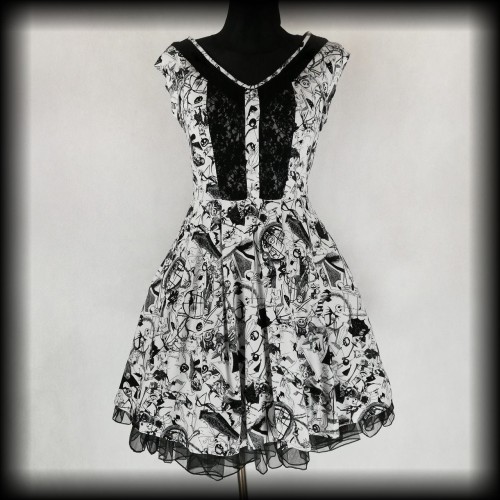 Sukienka Hot Topic M Nightmare Before Christmas.jpg