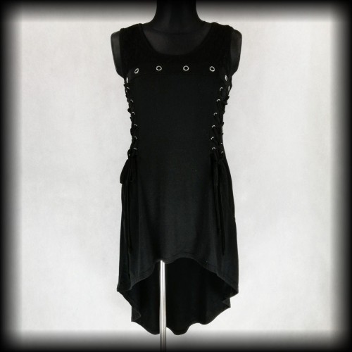 Sukienka Poizen Industries L asymetryczna gothic lolita.jpg