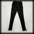 Legginsy goth XS wiązania gorsetowe7.jpg