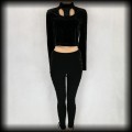 Legginsy goth XS wiązania gorsetowe8.jpg