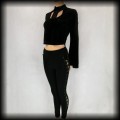 Legginsy goth XS wiązania gorsetowe9.jpg