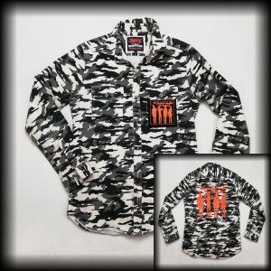 Koszula Clockwork Orange L DIY Mechaniczna pomarańcza camo