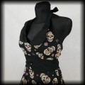Sukienka Punk Gothic Banned M meksykańskie czaszki4.jpg