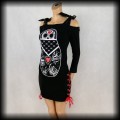Sukienka Vixxsin S Matrioszka Mini Punk Gothic.jpg