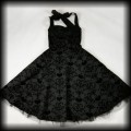 Sukienka Pin Up Hearts &amp; Roses S czarna elegancka91.jpg