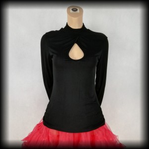 Bluzka gotycka M Necessary Evil łezka