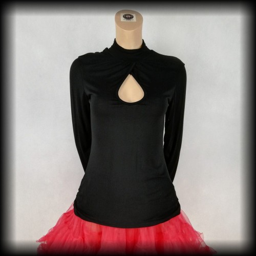 Bluzka gotycka M Necessary Evil łezka.jpg