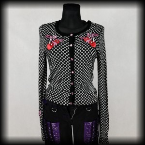 Sweterek Too Fast  L groszki i wisienki 