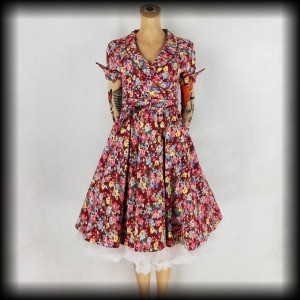 Sukienka Retro Lindy Bop S kwiecista NOWA