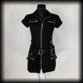 Sukienka mini Hearts &amp; Roses ML Punk Gothic Cyber.jpg