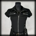 Sukienka mini Hearts &amp; Roses ML Punk Gothic Cyber3.jpg