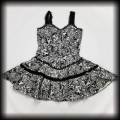Sukienka Punk Gothic Voodoo Vixen L mini czaszki6.jpg