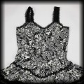 Sukienka Punk Gothic Voodoo Vixen L mini czaszki7.jpg