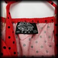 Sukienka Pin Up Hearts &amp; Roses L czerwona w groszki5.jpg