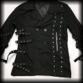 Kurtka goth punk L Criminal Damage klamry i nity6.jpg