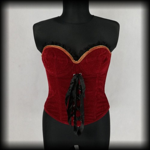 Gorset welurowy XL burleska czerwony.jpg