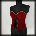 Gorset welurowy XL burleska czerwony2.jpg