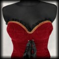 Gorset welurowy XL burleska czerwony3.jpg