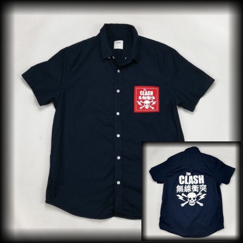 Koszula The Clash japan L DIY granatowa.jpg
