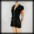 Sukienka mini Hearts &amp; Roses S Punk Gothic Cyber2.jpg