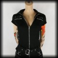 Sukienka mini Hearts &amp; Roses S Punk Gothic Cyber3.jpg