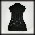 Sukienka mini Hearts &amp; Roses S Punk Gothic Cyber92.jpg