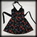 Sukienka Pin Up Punk Banned S mini old school czaszki i wisienki91.jpg