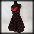 Sukienka Pin Up Lindy Bop L czarna w czerwone groszki2.jpg