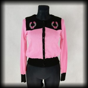 Sweterek Banjo & Cake Too Fast M rockabilly pink