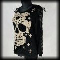 Sweter Banned XLczaszka goth punk2.jpg