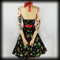 Sukienka Pin Up H&amp;R M czarna w wisienki5.jpg