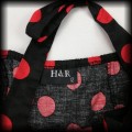 Sukienka Pin Up H&amp;R M czarna w czerwone grochy8.jpg