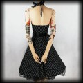 Sukienka Pin Up H&amp;R XS w groszki5.jpg