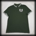 Polo ACAB XL oliwkowe z białą lamówką A.C.A.B..jpg