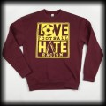 Bluza Love Football Hate Racism M Nowa.jpg