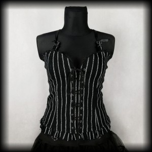 Bluzka gotycka gorsetowa L Mercy