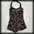 Kombinezon Pin Up Punk Banned S mini old school czaszki i wisienki9.jpg