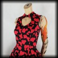 Sukienka Pin Up S Hearts &amp; Roses dzikość serca4.jpg