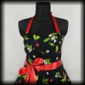 Sukienka Pin Up Hearts &amp; Roses XL wisienki wiązana na szyi3.jpg