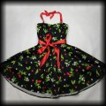 Sukienka Pin Up Hearts &amp; Roses XL wisienki wiązana na szyi6.jpg