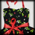Sukienka Pin Up Hearts &amp; Roses XL wisienki wiązana na szyi7.jpg