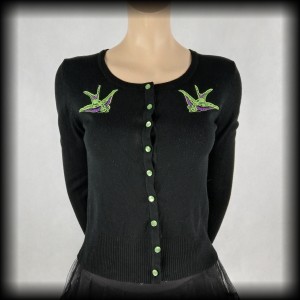 Sweterek Banned S/M Pin Up old school jaskółki