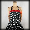 Sukienka Pin Up grochy XS vintage3.jpg