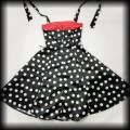 Sukienka Pin Up grochy XS vintage8.jpg