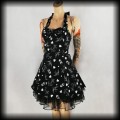 Sukienka Pin Up Punk H&amp;R XSS mini old school tattoo czarna2.jpg