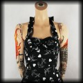 Sukienka Pin Up Punk H&amp;R XSS mini old school tattoo czarna3.jpg