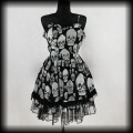 Sukienka Punk Gothic Tripp L mini czaszki.jpg