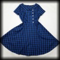 Sukienka Retro XL niebieska kratka6.jpg