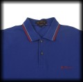 Polo Ben Sherman L ciemno niebieskie z czerwono białymi lamówkami2.JPG